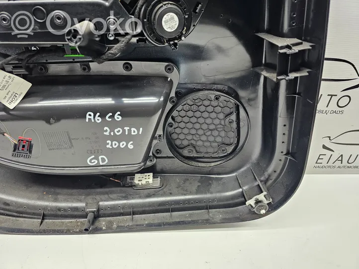 Audi A6 S6 C6 4F Moldura del tarjetero de la puerta trasera 4F0867306