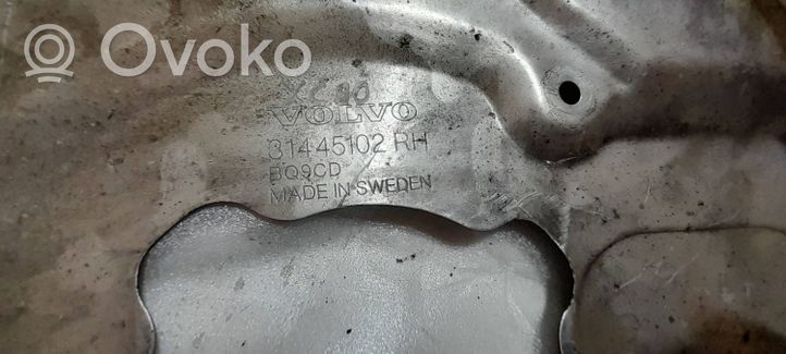 Volvo XC90 Osłona przedniej tarczy hamulcowej 31445102