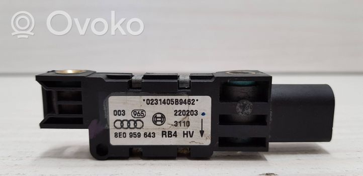 Audi A6 S6 C5 4B Airbag deployment crash/impact sensor 8E0959643