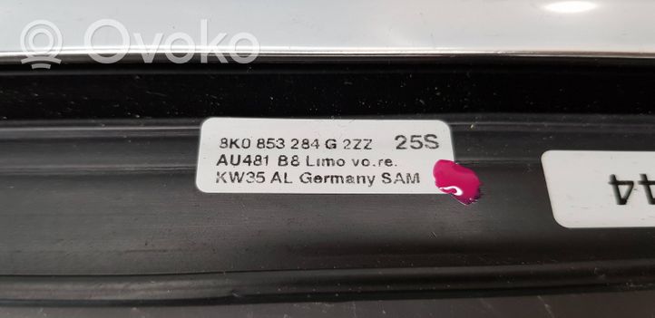 Audi A4 S4 B8 8K Etuoven lasin muotolista 8K0853284G