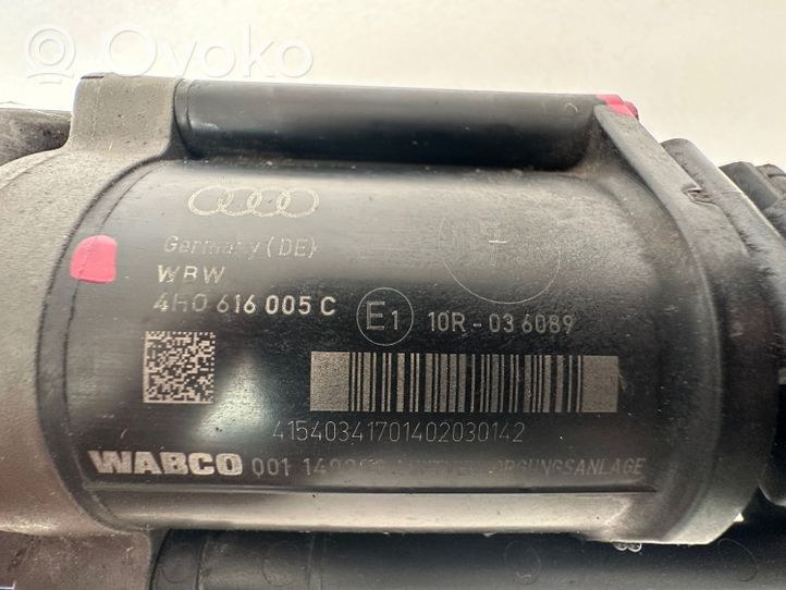 Audi A8 S8 D4 4H Pneumatinės (oro) pakabos kompresorius 4H0616005C