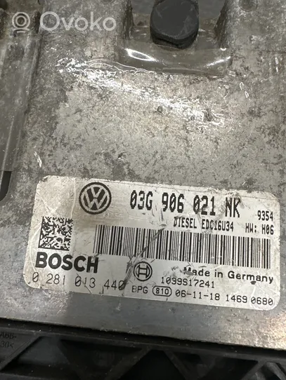 Volkswagen PASSAT B6 Moottorin ohjainlaite/moduuli 03G906021NK