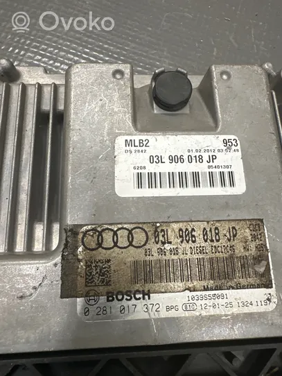 Audi A4 S4 B8 8K Moottorin ohjainlaite/moduuli 03L906018JL
