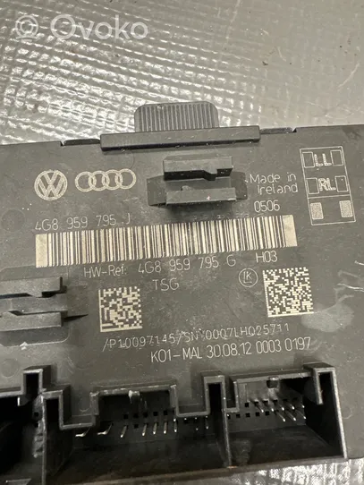 Audi A6 S6 C7 4G Durų elektronikos valdymo blokas 4G8959795G