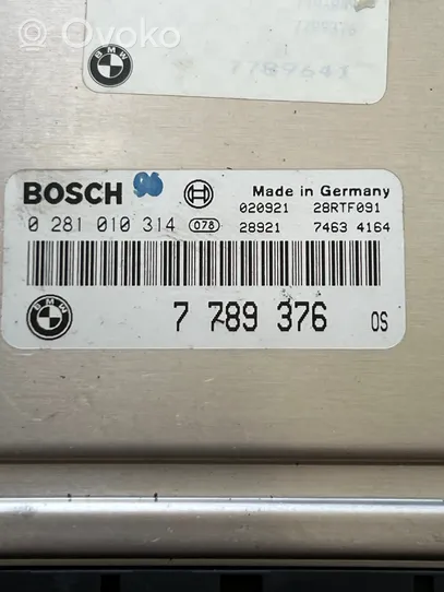 BMW X5 E53 Kit centralina motore ECU e serratura 7789376