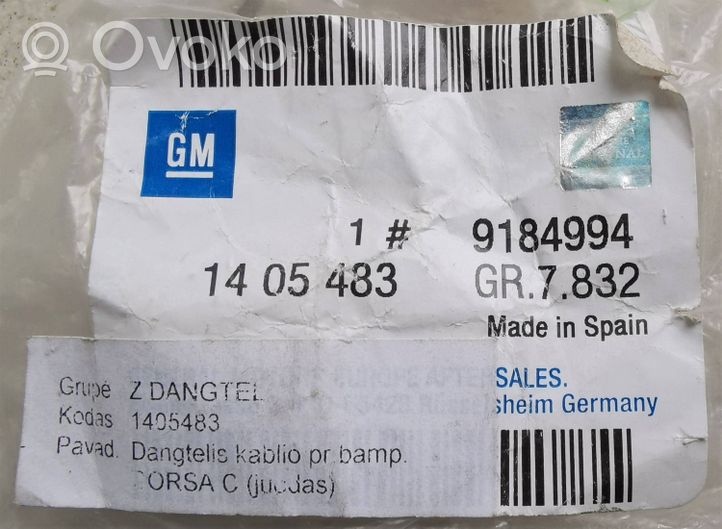 Opel Corsa C Etuhinaussilmukan suojakansi 09116136