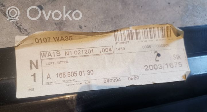 Mercedes-Benz A W168 Wlot / Kanał powietrza intercoolera 1685050130