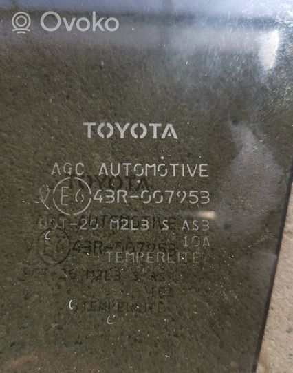 Toyota RAV 4 (XA40) Vetro del finestrino della portiera posteriore 43R007953