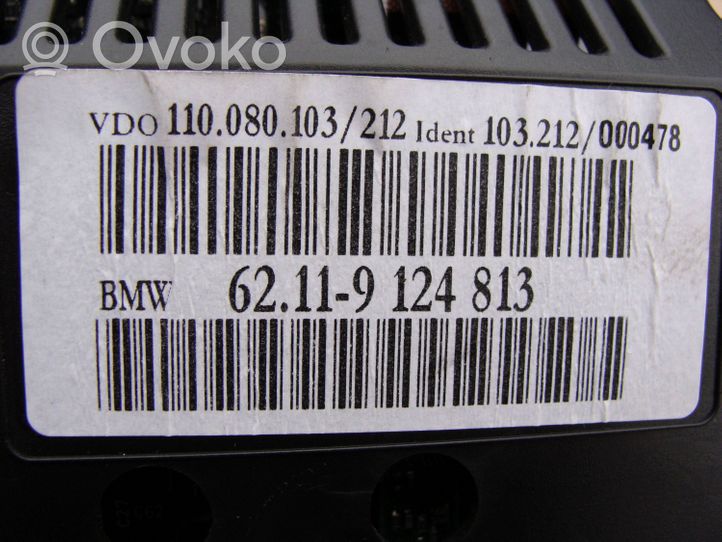 BMW 7 E65 E66 Compteur de vitesse tableau de bord 9124813