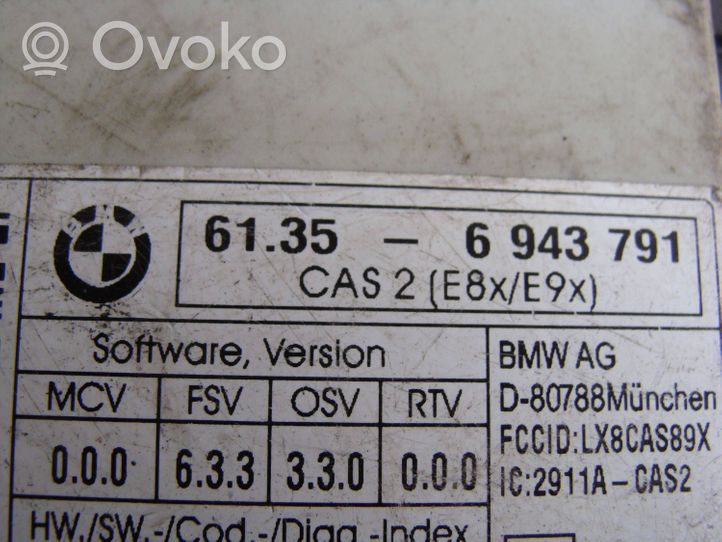 BMW 3 E90 E91 Unité de contrôle module CAS 6943791