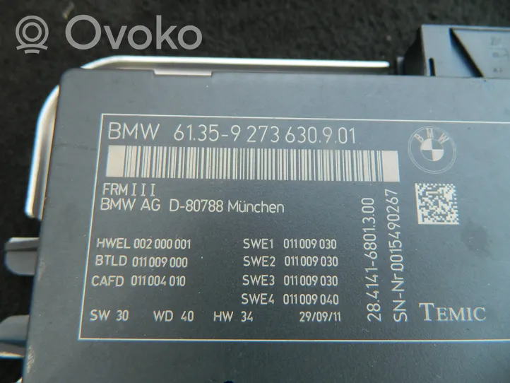 BMW 5 GT F07 Module d'éclairage LCM 9273630