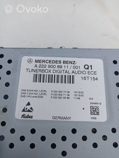 Mercedes-Benz C W205 CD/DVD changer A2228203389