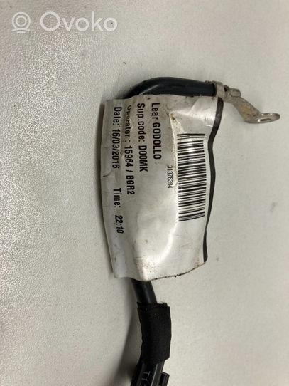 Volvo XC60 Negative earth cable (battery) 31376394