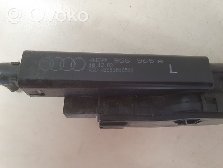 Audi A8 S8 D3 4E Ugello a spruzzo lavavetri per faro 4E0955965A