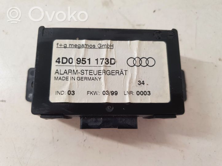 Audi A8 S8 D2 4D Boîtier module alarme 4D0951173D
