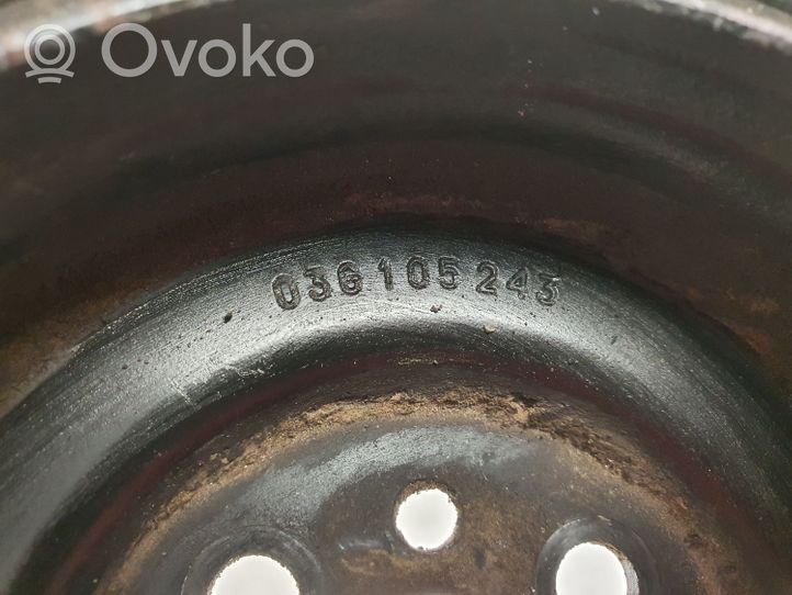 Volkswagen PASSAT B6 Koło pasowe wału korbowego 03G105243