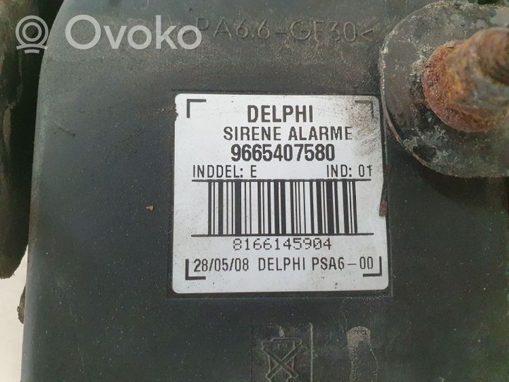 Citroen C5 Sirene Signalhorn Alarmanlage 9665407580