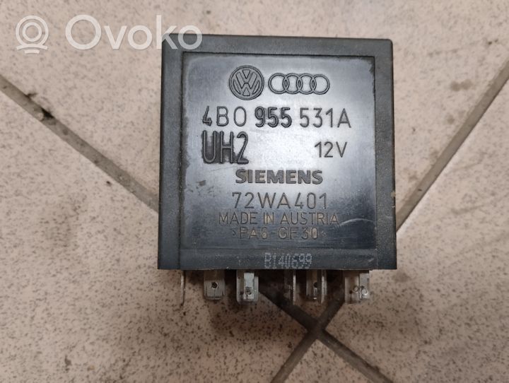 Audi A4 S4 B5 8D Moduł / Przekaźnik wycieraczek 4B0955531A