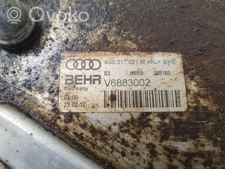 Audi A6 S6 C7 4G Chłodnica oleju skrzyni 4G0317021M