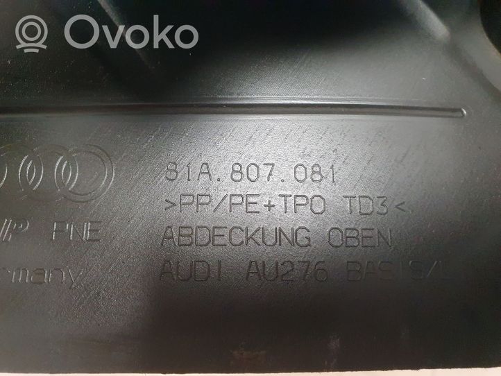 Audi Q2 - Ylempi jäähdyttimen ylätuen suojapaneeli 81A807081