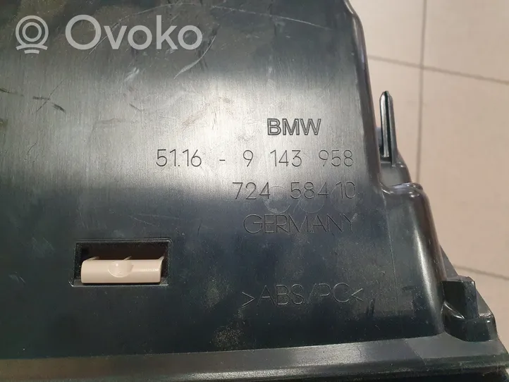 BMW 7 F01 F02 F03 F04 Hansikaslokero 9143958