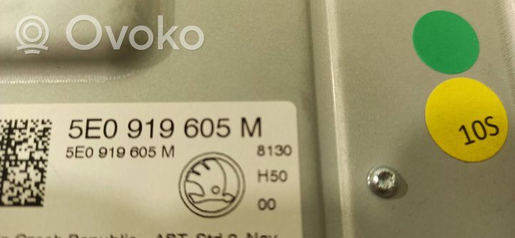 Skoda Octavia Mk3 (5E) Monitor / wyświetlacz / ekran 5E0919605M