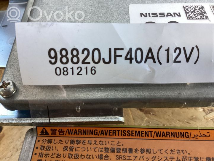 Nissan GT-R Module de contrôle airbag 98820JF40A