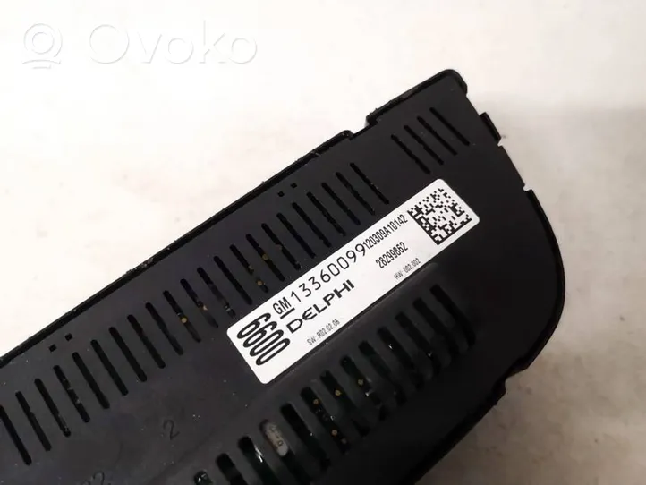 Opel Astra J Climate control unit 13360099