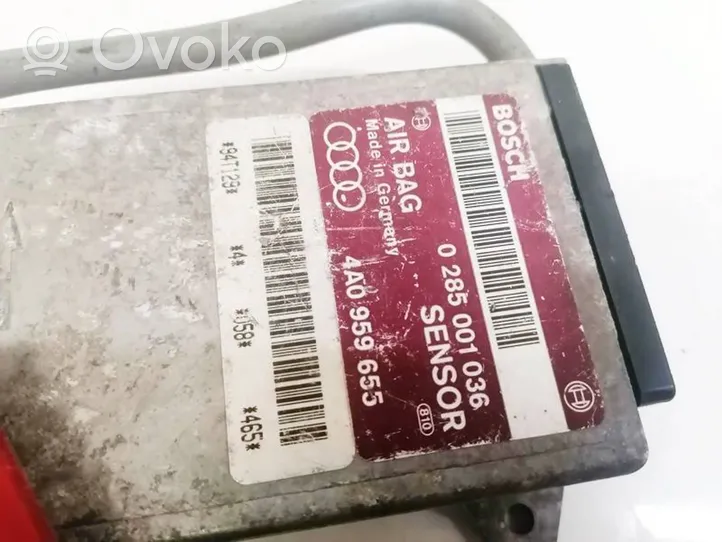 Audi 100 S4 C4 Module de contrôle airbag 0285001036