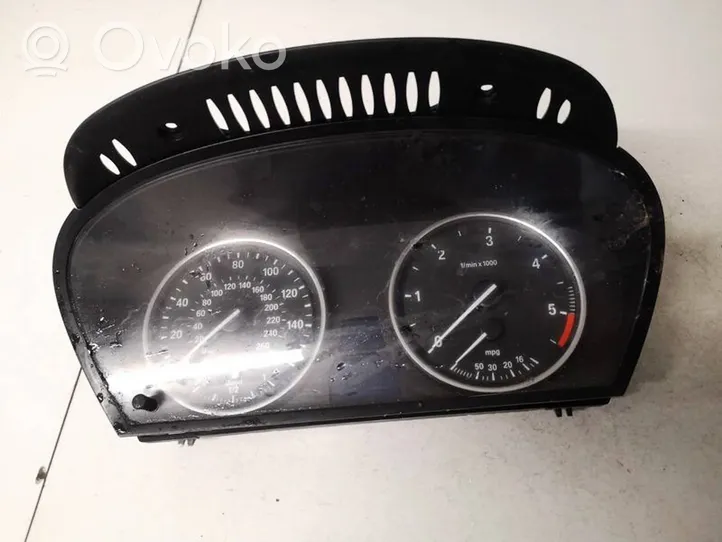 BMW 5 E60 E61 Compteur de vitesse tableau de bord 62119177262