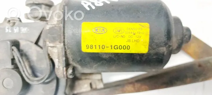 KIA Rio Etupyyhkimen vivusto ja moottori 981101G000