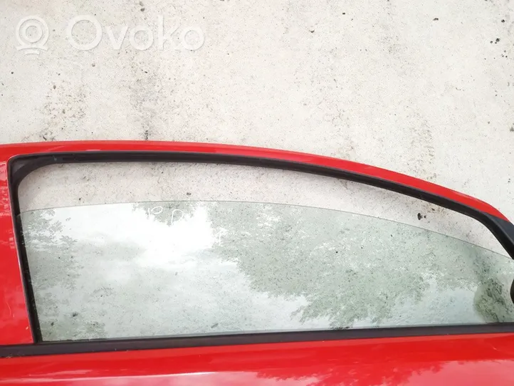 Opel Corsa D Front door window glass four-door 