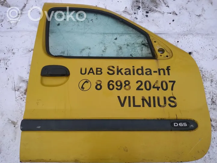 Renault Kangoo I Priekinės durys geltonos