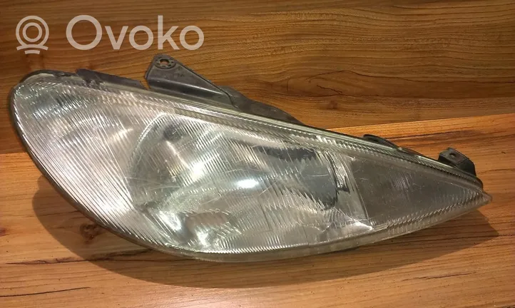 Peugeot 206 Lampa przednia 9632689480