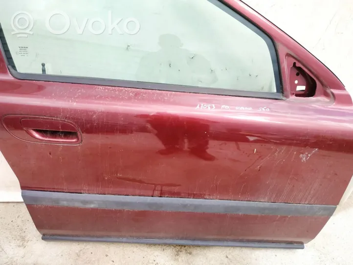 Volvo S60 Portiera anteriore raudonos