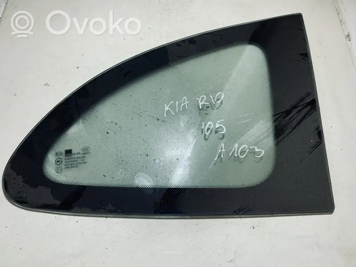 KIA Rio Aizmugurējais virsbūves sānu stikls 