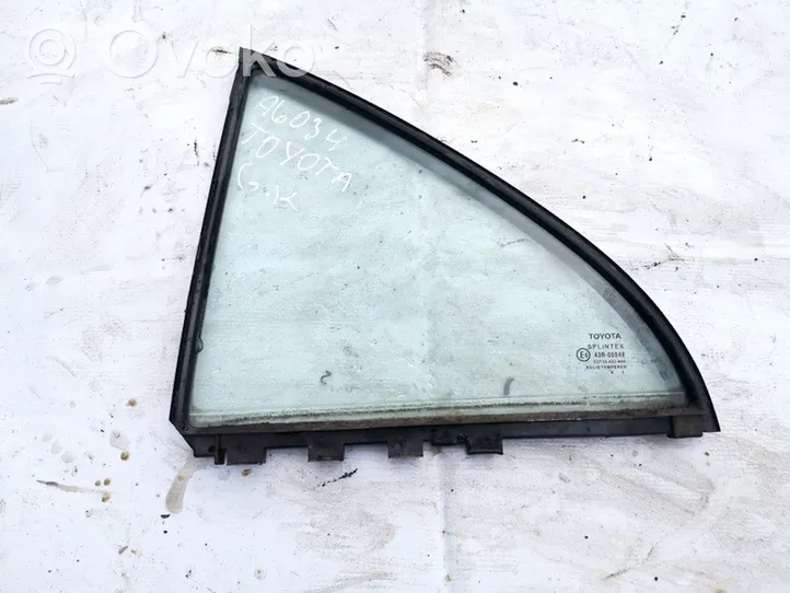 Toyota Avensis T250 Rear vent window glass 