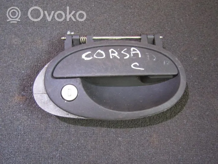 Opel Corsa C Klamka zewnętrzna drzwi 