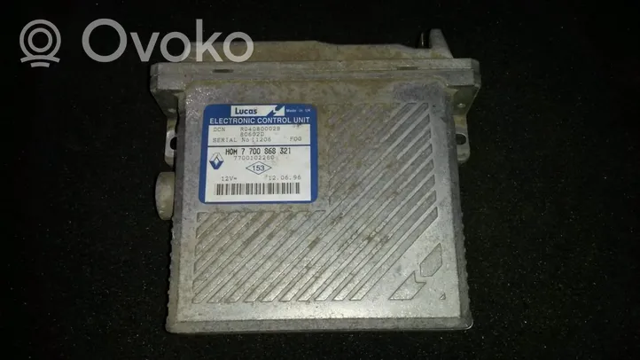 Volvo S40, V40 Engine control unit/module hom7700868321