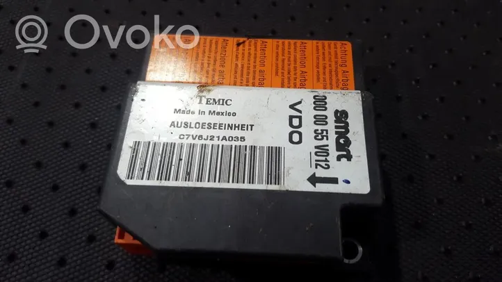 Smart ForTwo I Turvatyynyn ohjainlaite/moduuli 0001211V010