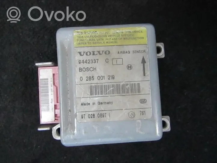 Volvo S70  V70  V70 XC Sterownik / Moduł Airbag 0285001219