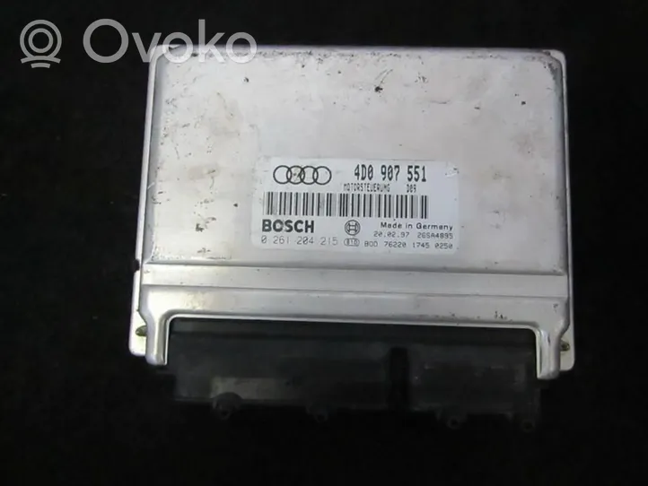 Volkswagen PASSAT B5 Calculateur moteur ECU 4D0907551