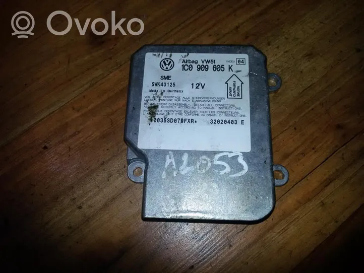 Volkswagen Polo Gaisa spilvenu vadības bloks 1c0909605k