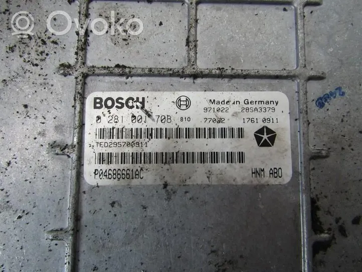 Chrysler Voyager Sterownik / Moduł ECU 0281001708