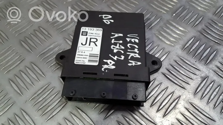 Opel Vectra C Unité de commande module de porte 13193369