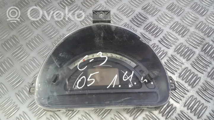 Citroen C3 Compteur de vitesse tableau de bord p9652008280