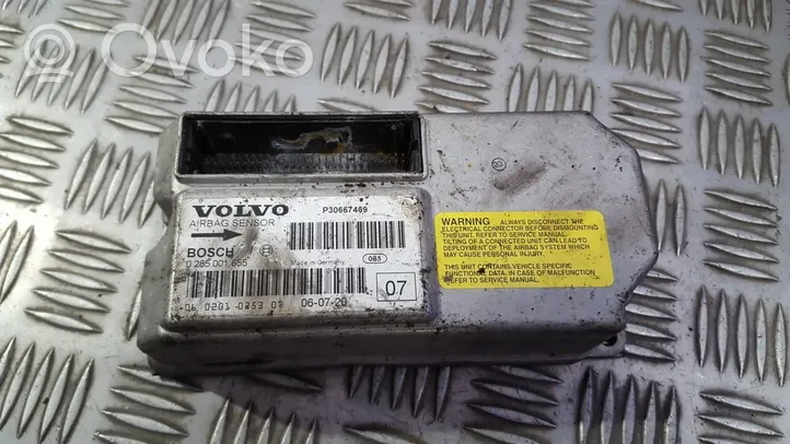 Volvo S60 Sterownik / Moduł Airbag 0285001655