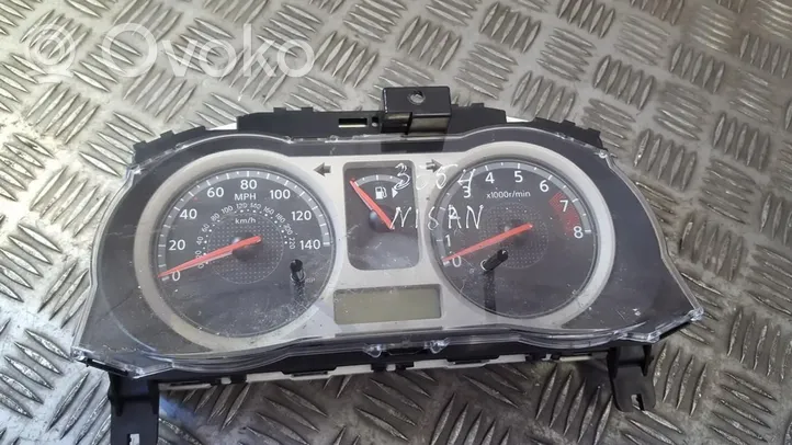 Nissan Note (E11) Tachimetro (quadro strumenti) 6707618