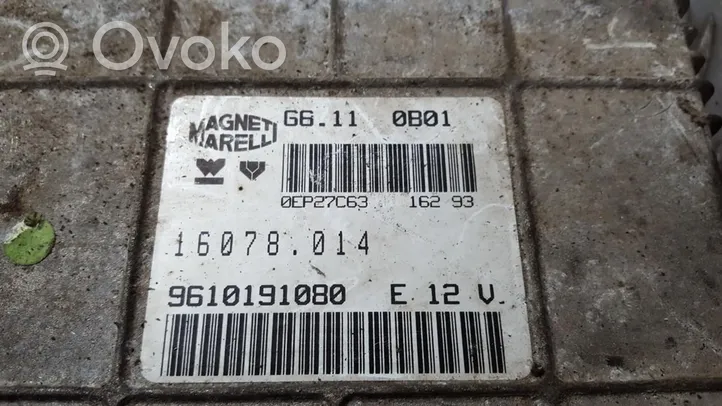 Peugeot 205 Sterownik / Moduł ECU 9610191080