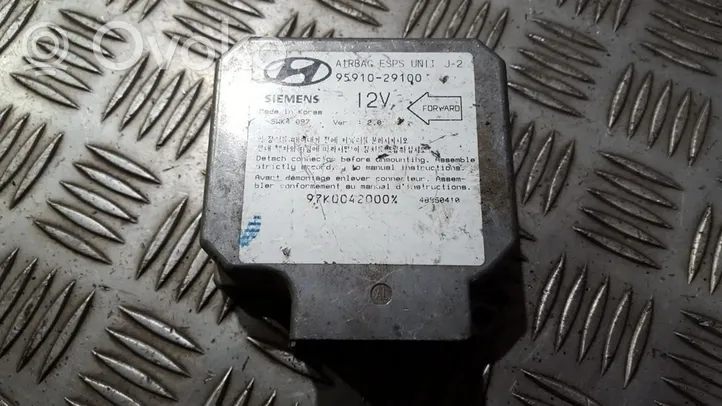 Hyundai Lantra II Module de contrôle airbag 9591029100